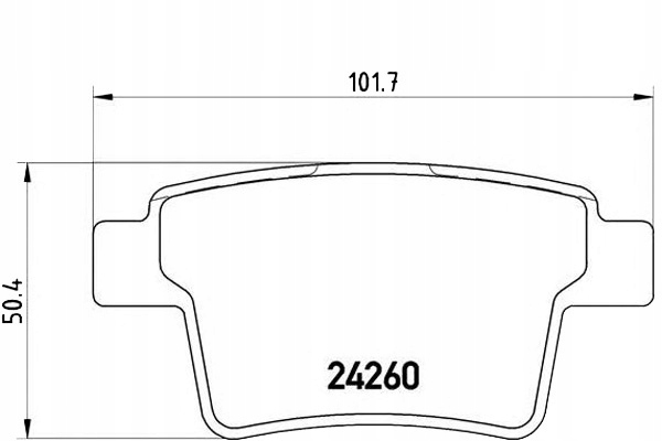 Brembo Brzdové Destičky Ford Mondeo III 04-07 Zadní Asistent řidiče #28