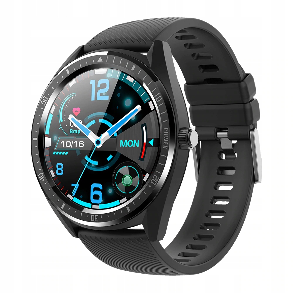 

Zegarek Męski Smartwatch Puls Sen Kroki Sms Fb Ip