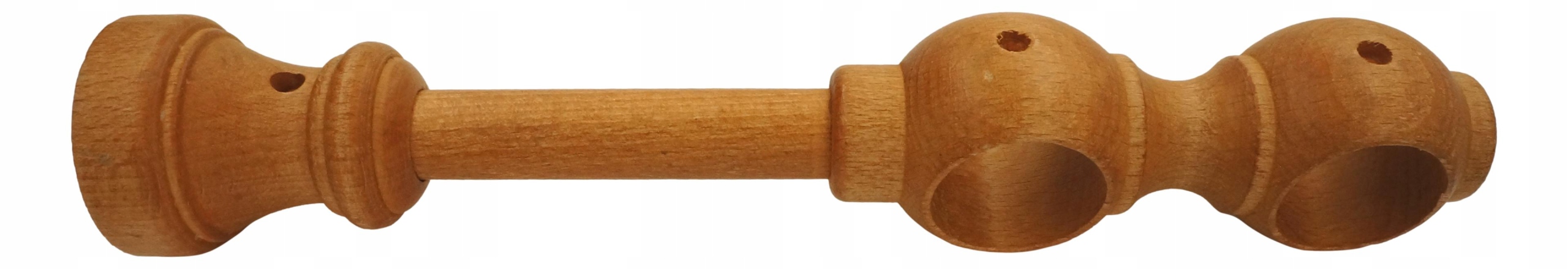 

Wspornik drewniany karnisza 28mm podwójny Olcha