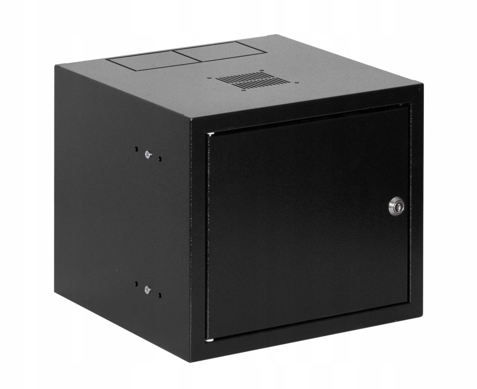 Skříň rack 10 palců 4U 300 mm závěsná IP30 Černá 9005 SZW10-4U-30-DP-C Sabaj