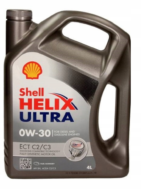 Olej Shell 0W30 4L Helix Ultra Ect C2/C3 504.00 507.00 229.31 229.51 22