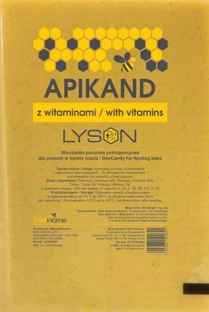 

Bee Fonda extra z Witaminami ciasto 1 kg pokarm