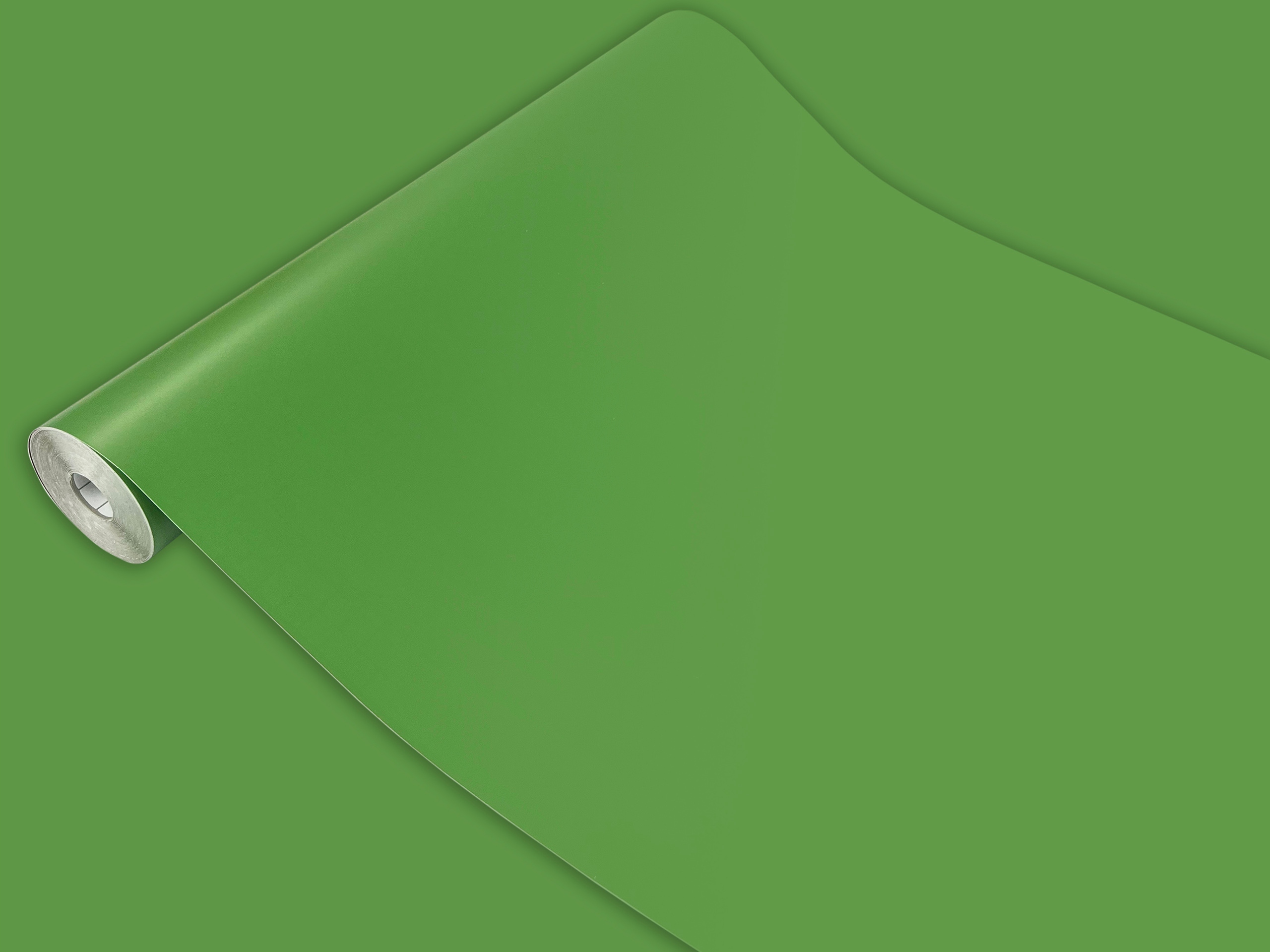 Dekorativní dýha Fólie Barva Zelená Matná pro Diy nábytek Šířka 45 cm