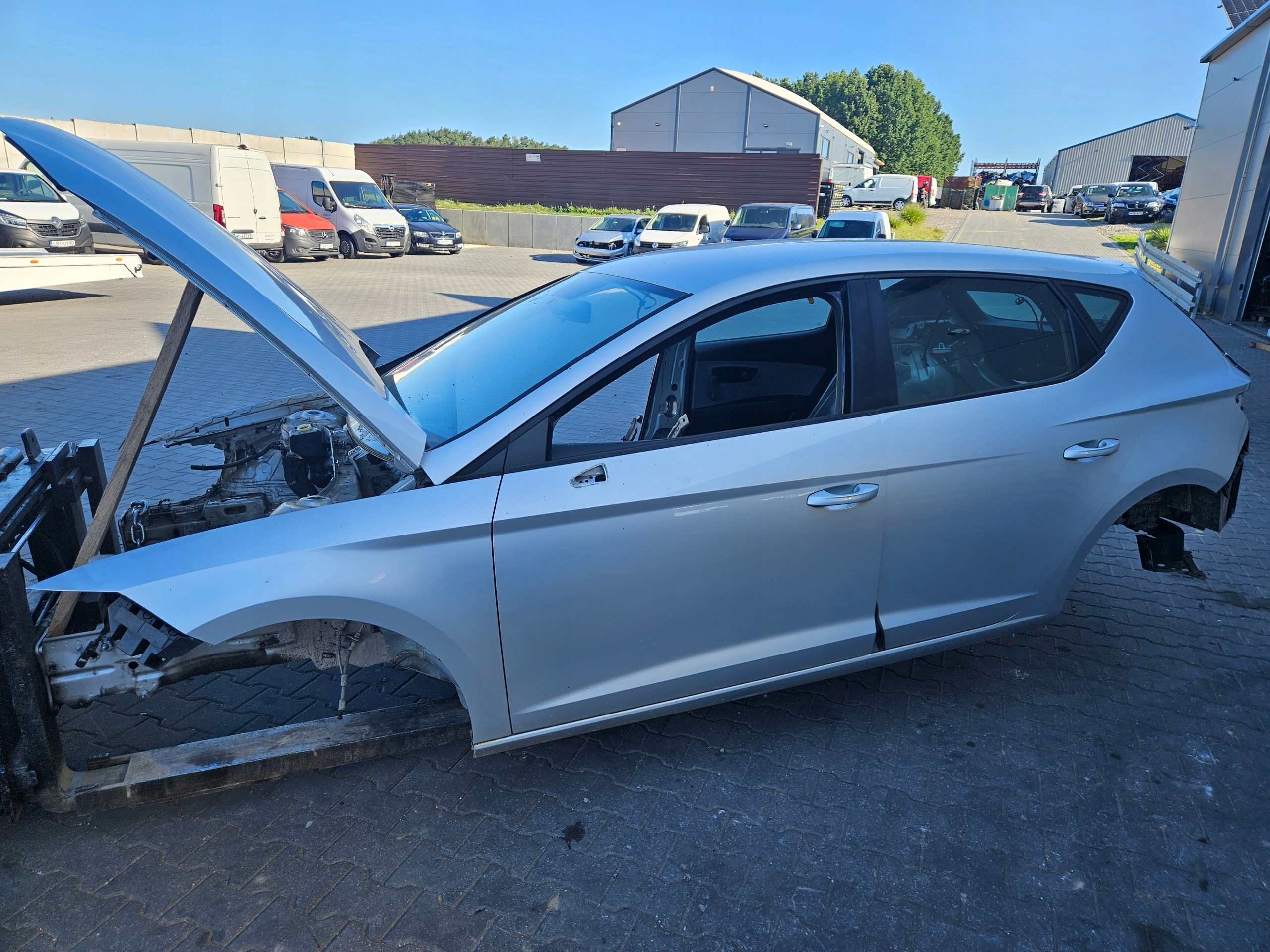 door left rear part left rear. complete Seat Leon 3 III 5D HB colour LX7W