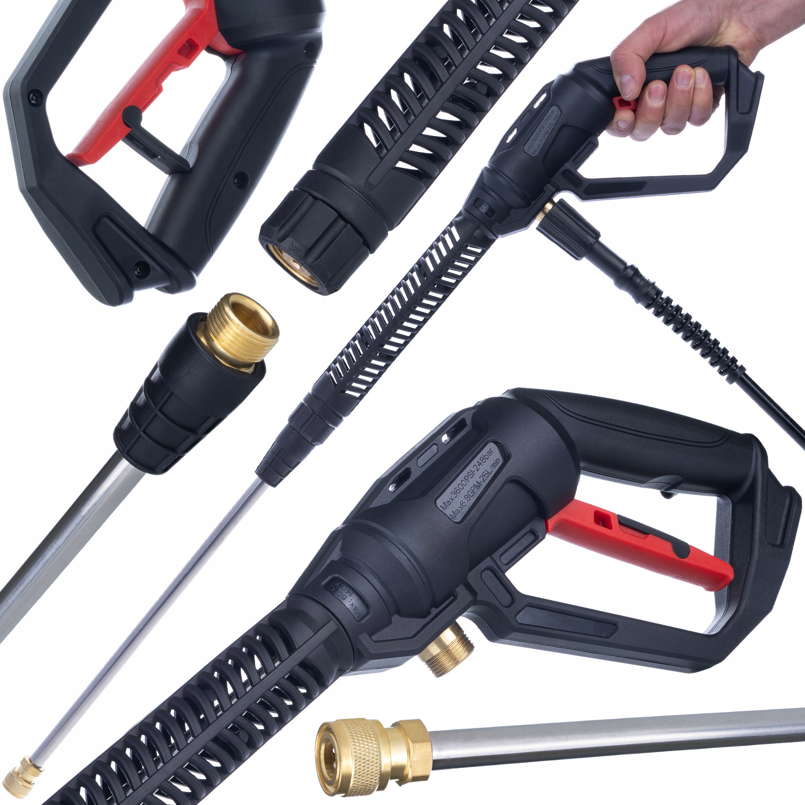 Pistole Kranzle Karcher M22 Silná 275 Bar Dlouhá Lanka 86 CM Rychlospojka