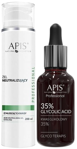 Sada pro bezpečnou exfoliaci Apis Kyselina glykolová Jizvy po akné