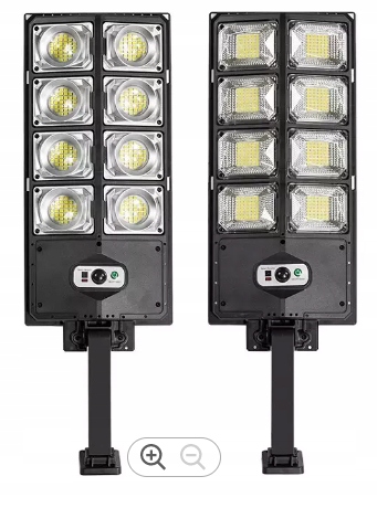 LAMPA ULICZNA SOLARNA MOCNA 300W 30000lm + PILOT I UCHWYT