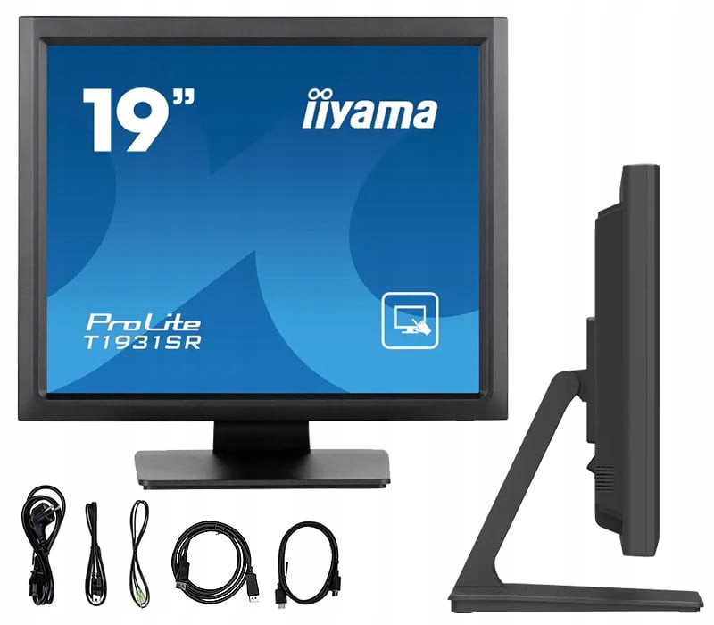 Monitor dotykowy iiyama ProLite T1931SR-B1S 19 Ips Led /vga, Hdmi, Dp