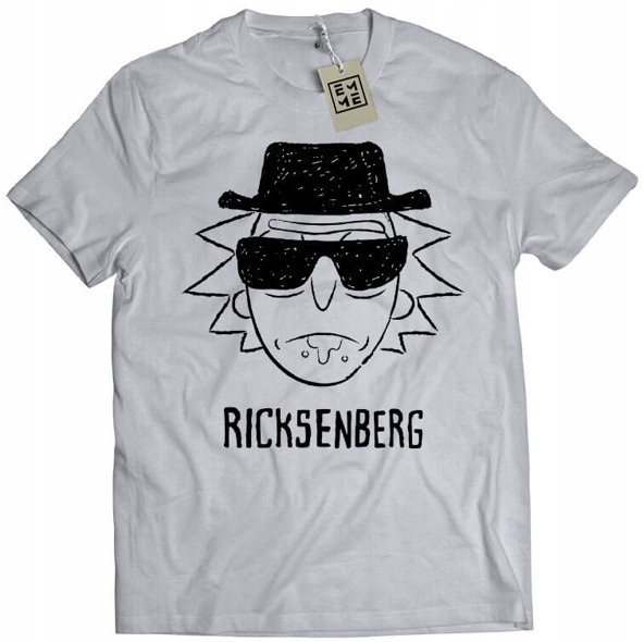 

Koszulka Ricksenberg Breaking Bad Rick and Morty S