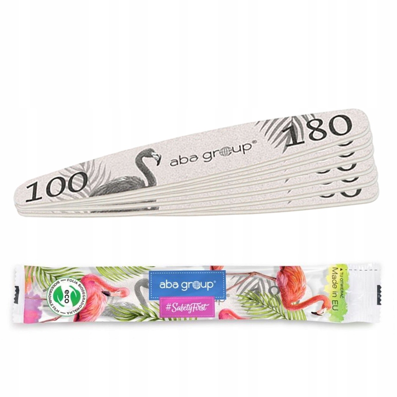 

Aba Pilnik Do Paznokci Elipsa 100/180 10szt Flamin