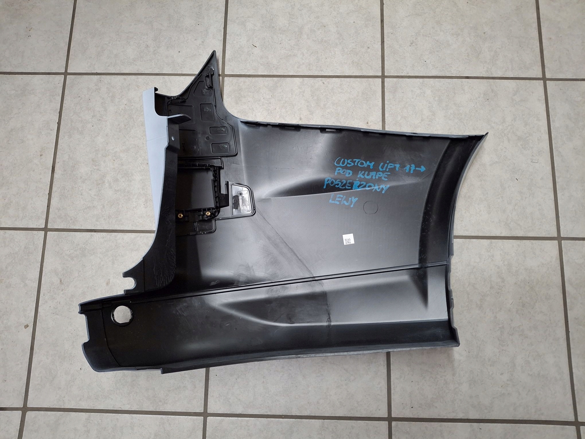 bumper rear part corner left FORD CUSTOM LIFT 2017R->