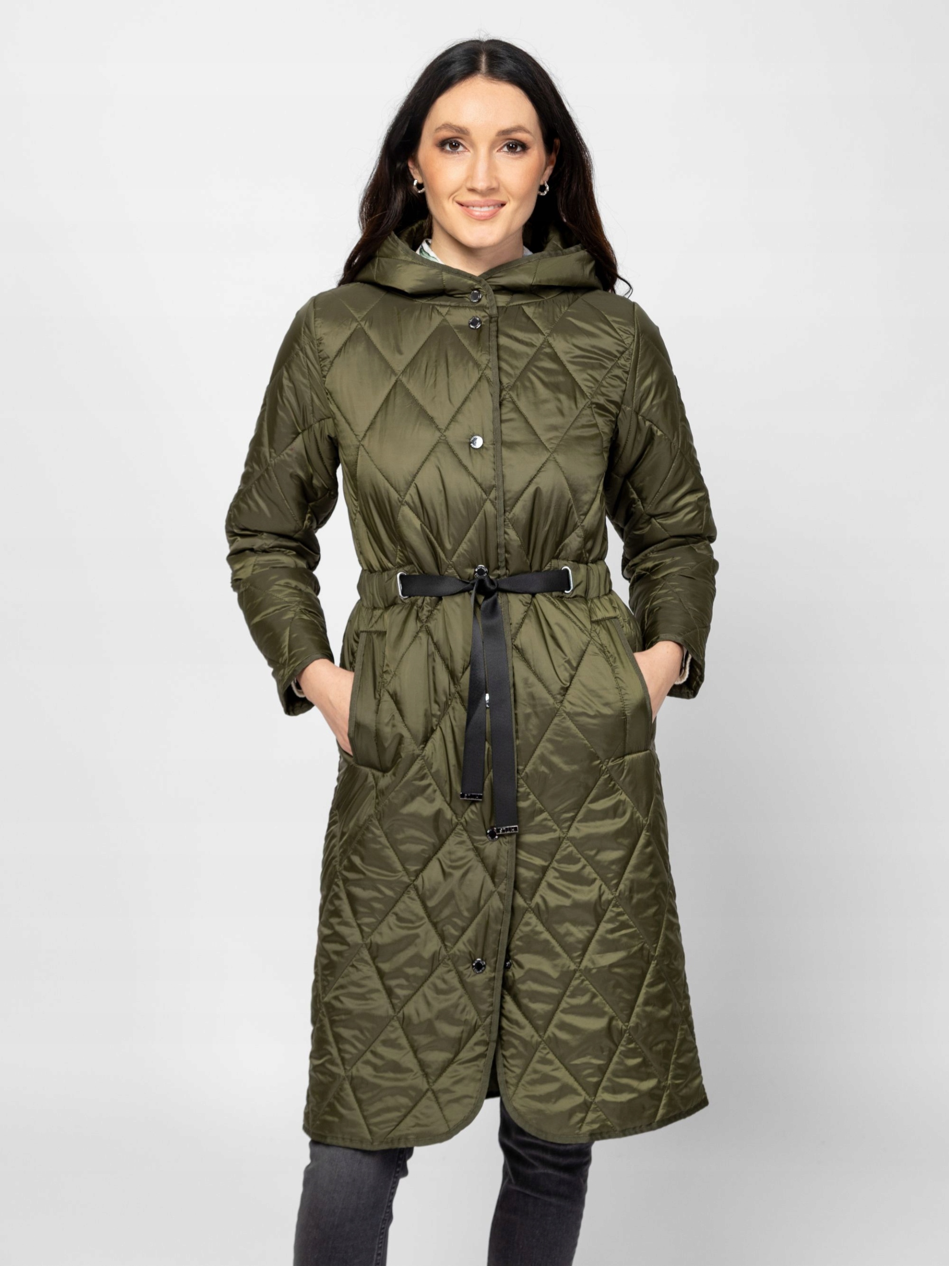 Heavy Tools Dámský Klasický Kabát S Kapucí Ninga Olivový L
