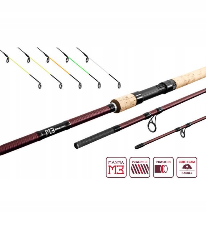 Wędka Delphin Magma M3 Feeder Medium 3,60 120g 3+5 Szczytówek