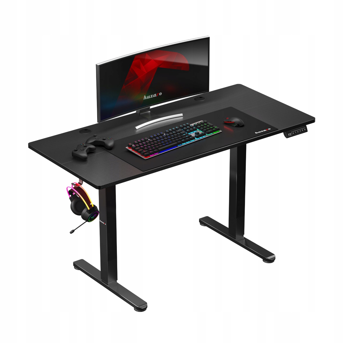 Biurko gamingowe Huzaro Hero 8.2 Black HZ-Hero 8.2 Black 120cm