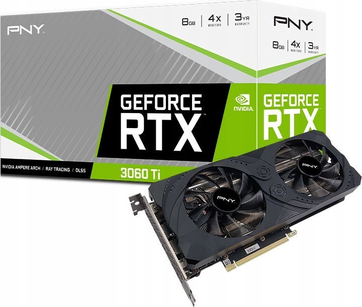 Grafická karta PNY NVIDIA GeForce RTX 3060 Ti GB GDDR6