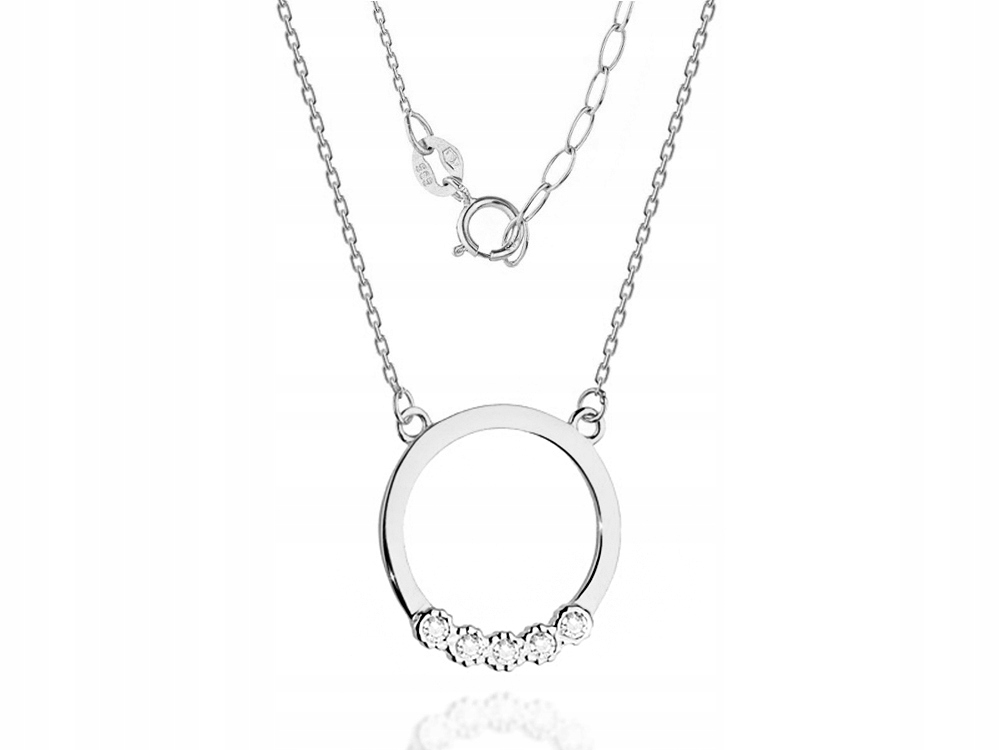 Zlatý Řetízek 585 Kolečko S Brilianty 0.05 ct