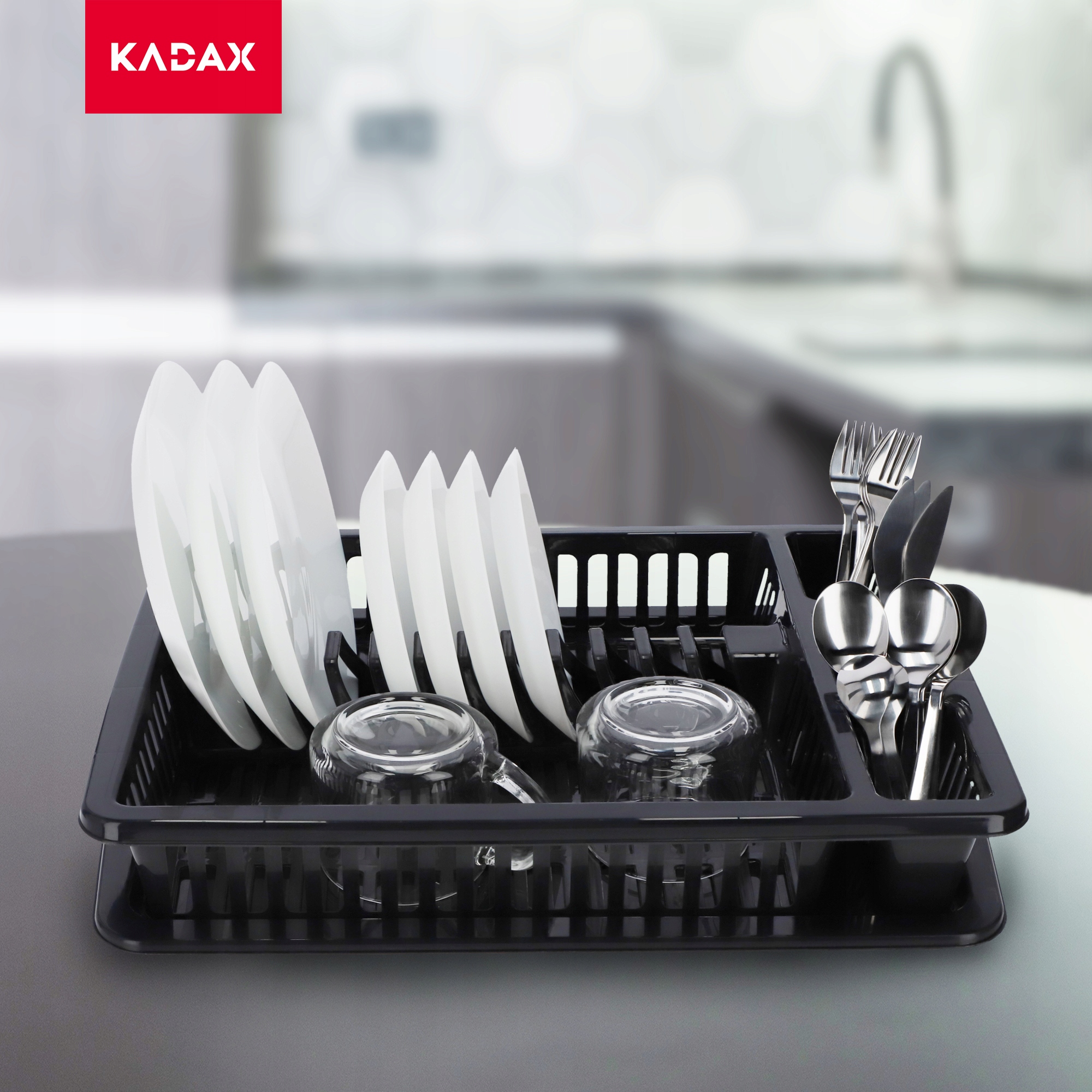 SUSZARKA DO NACZYŃ STOJĄCA OCIEKACZ TACA DUŻA 46cm Rodzaj ociekacz (suszarka)