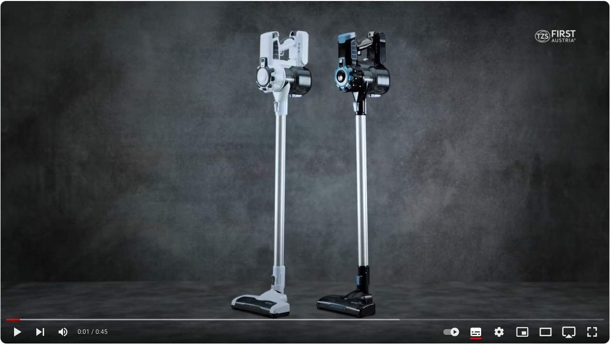 Odkurzacz pionowy akumulatorowy Li-ion 22,2V samochodowy FIRST AUSTRIA Model 5541-4-BL