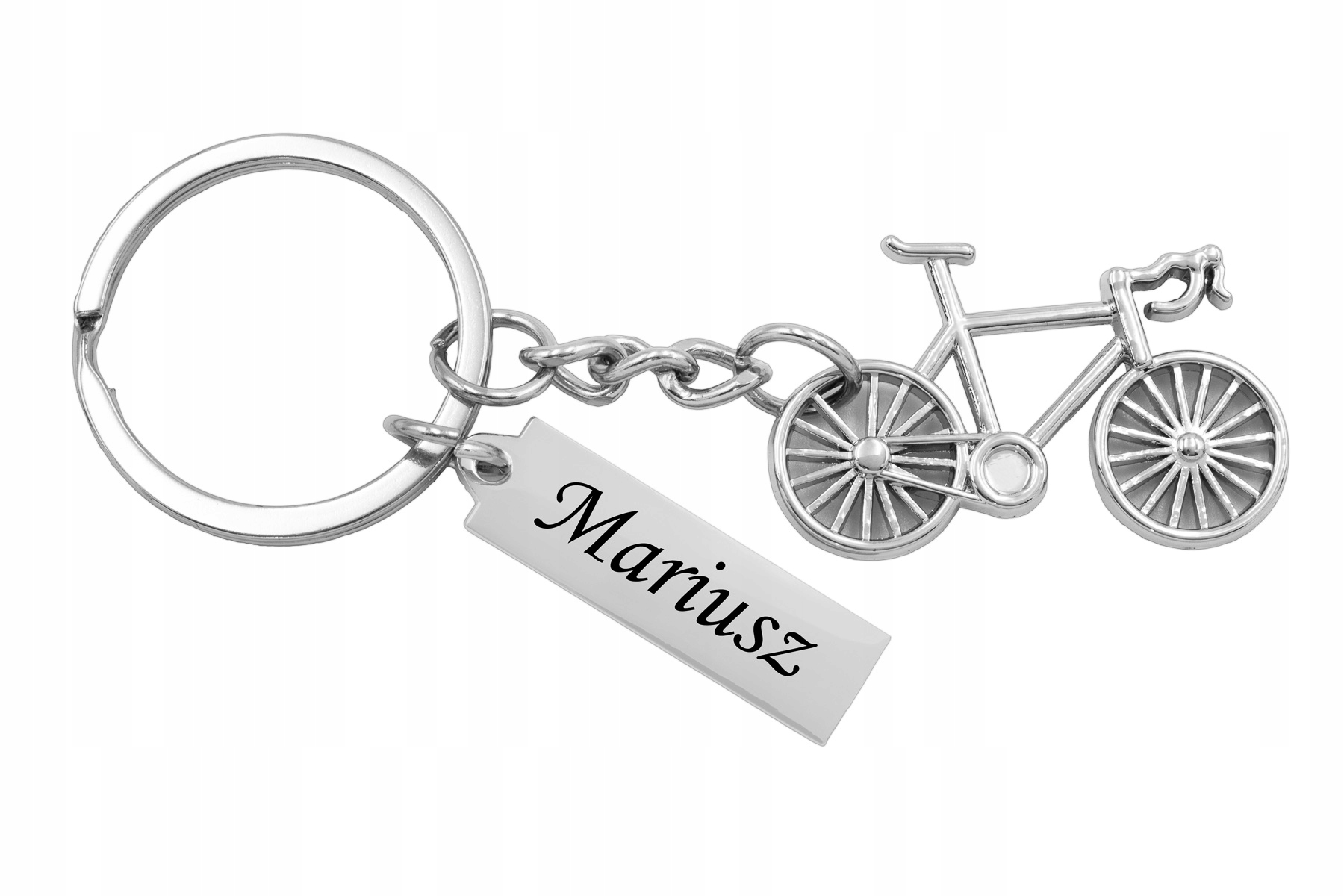 Brelok do kluczy z Rowerem Grawer GRATIS Prezent dla Rowerzysty Dzień Ojca Marka inna