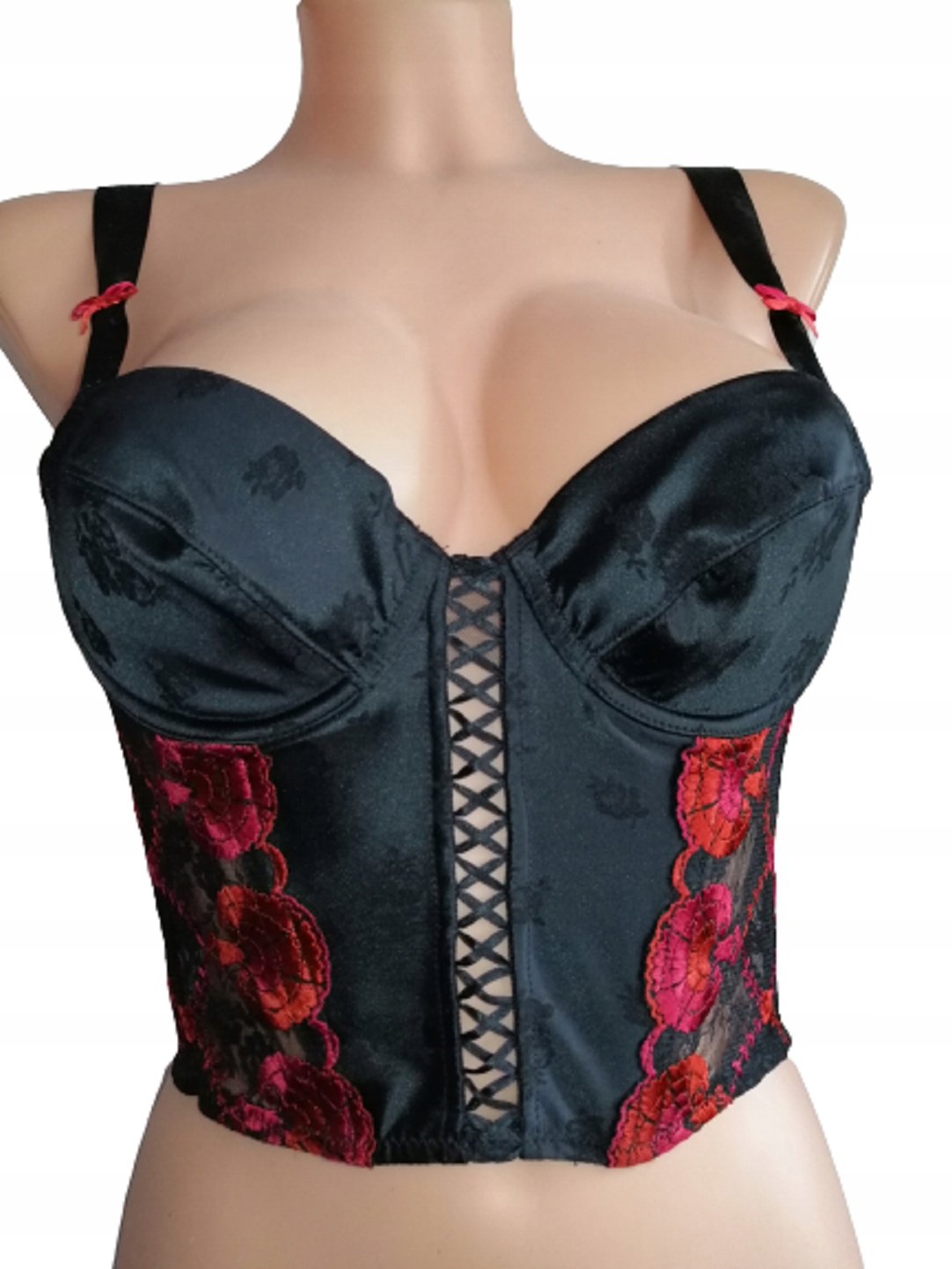 SIMONE PERELE GORSET KORONKA RÓŻE 70B