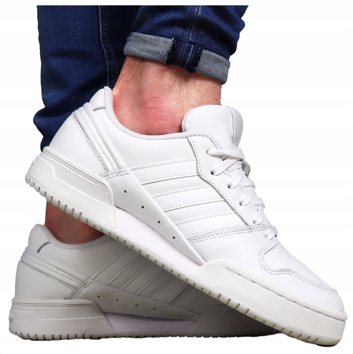 pánské boty Adidas Kožené Originál sportovní tenisky pro každodenní nošení Bílé