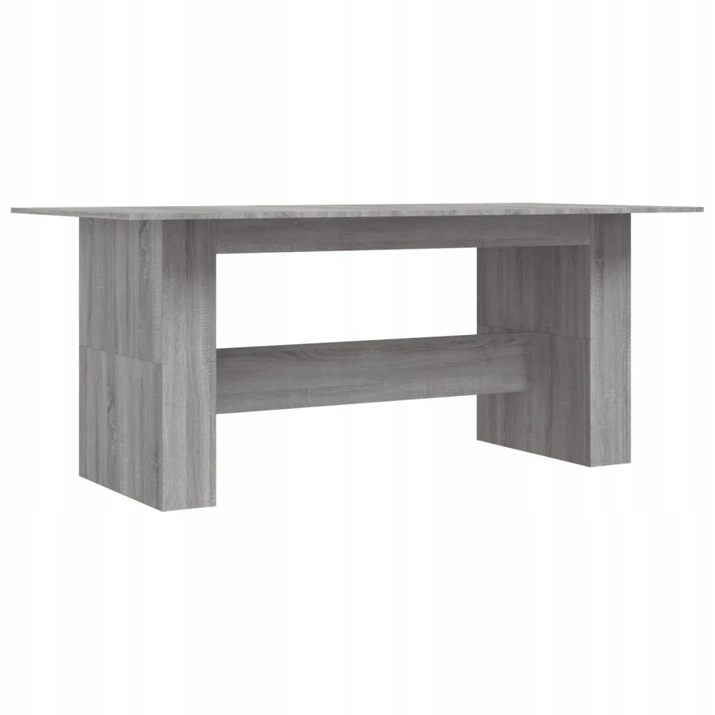 Jídelní stůl v minimalistickém stylu, dřevěný, šedý dub sonoma,