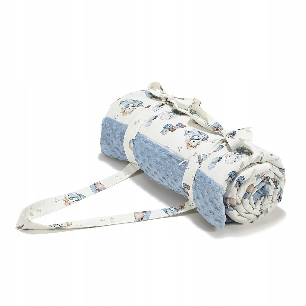 La Millou Pikniková Deka Minky XL Simbo By Maja Hyzy Wind Blue