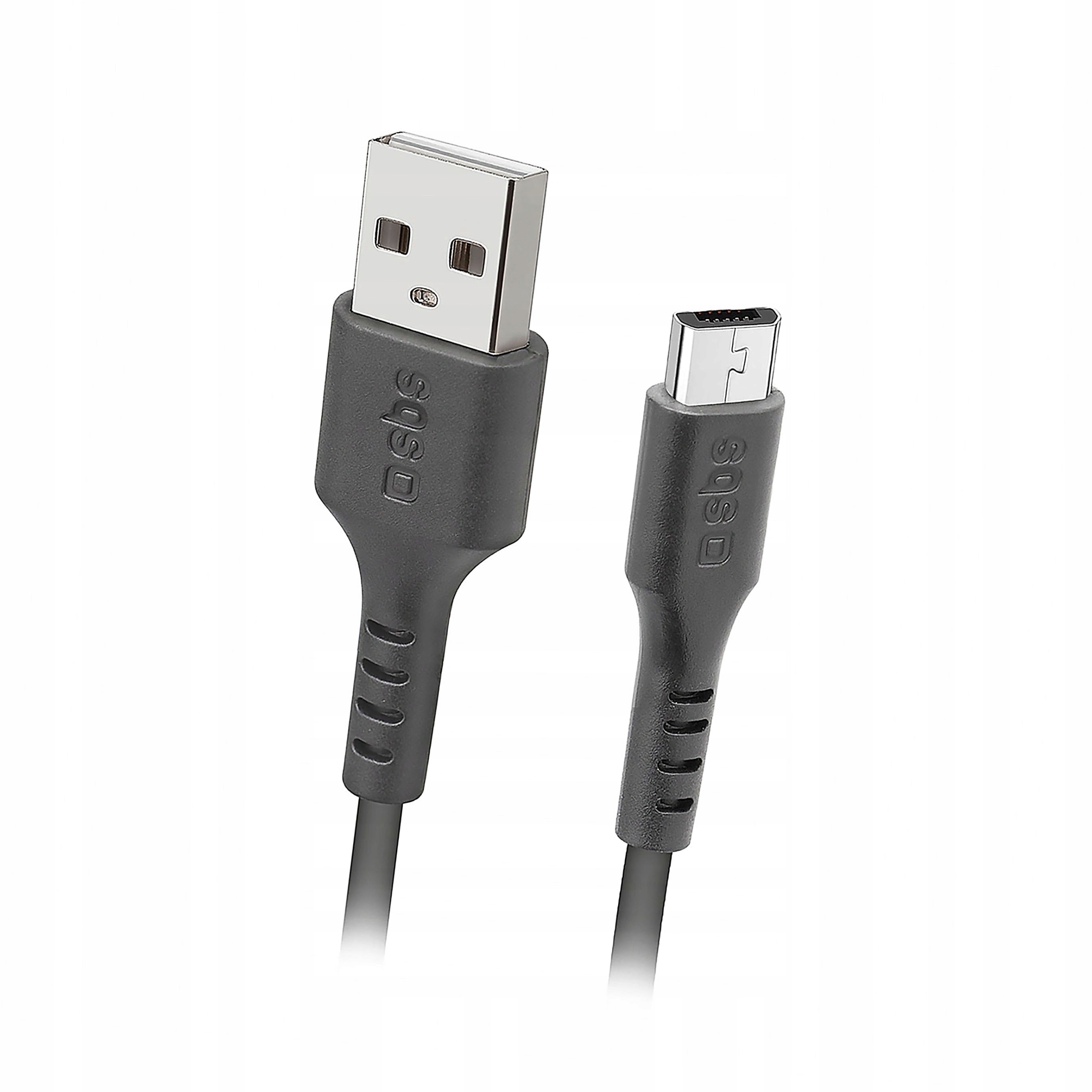 Kabel Sbs LTHL200 Usb-a Micro-USB 1m czarny