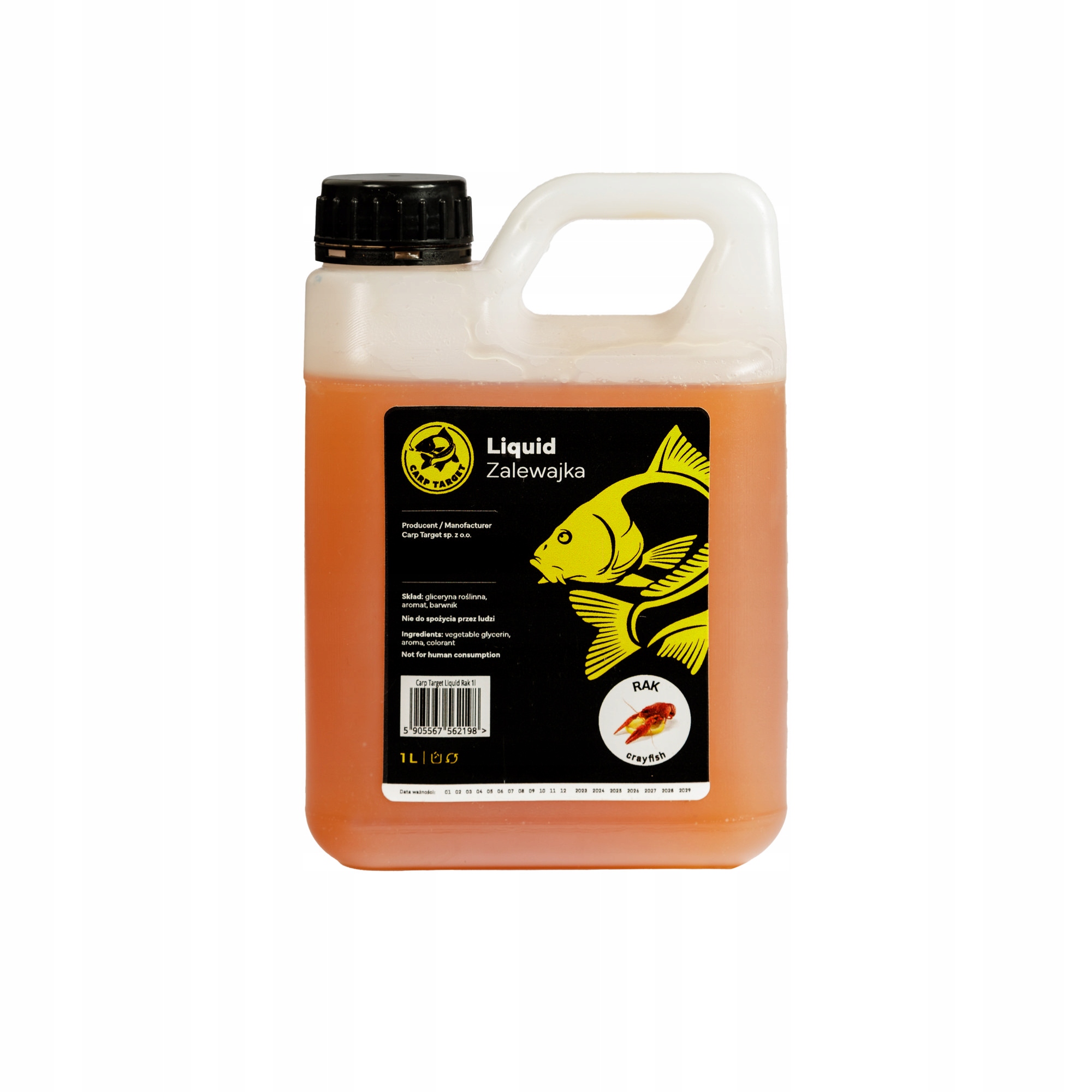 Booster Liquid Rak & Krill Gęsta Zalewa do Zanęt 1L Pva Friendly