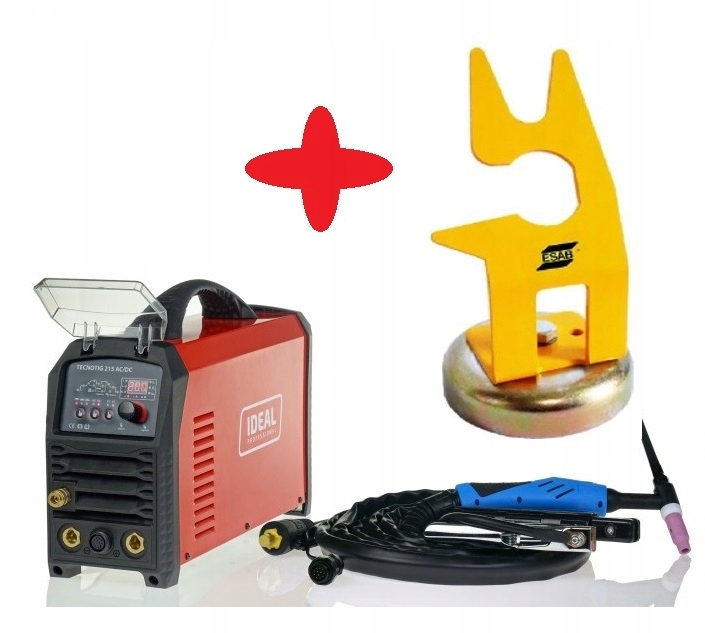 Зварювальний апарат Ideal Tecno tig 215 ACDC ручка ESAB Puls