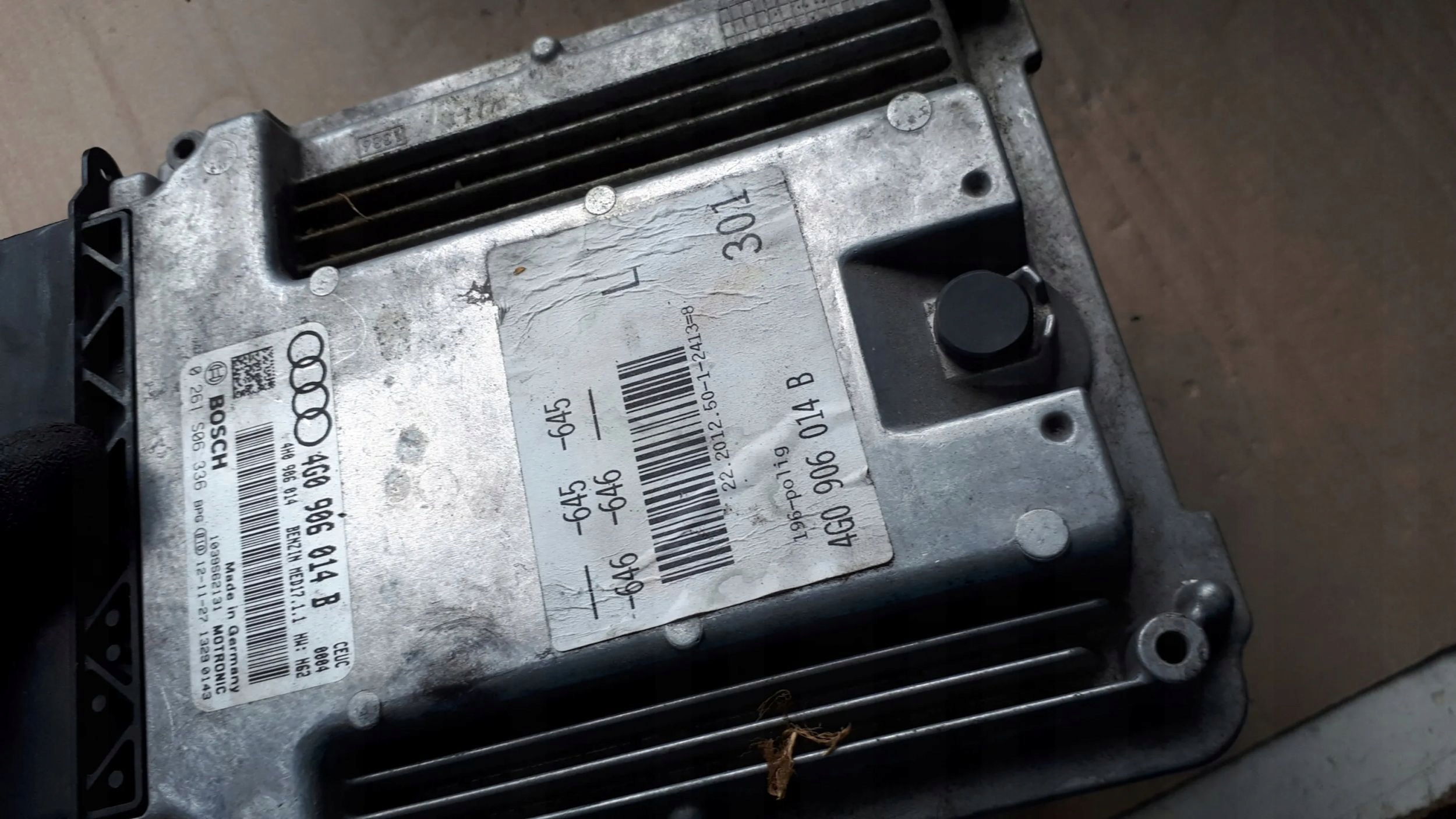 S6 C7 4G computer control unit of the engine 4.0 TFSI S7 4G