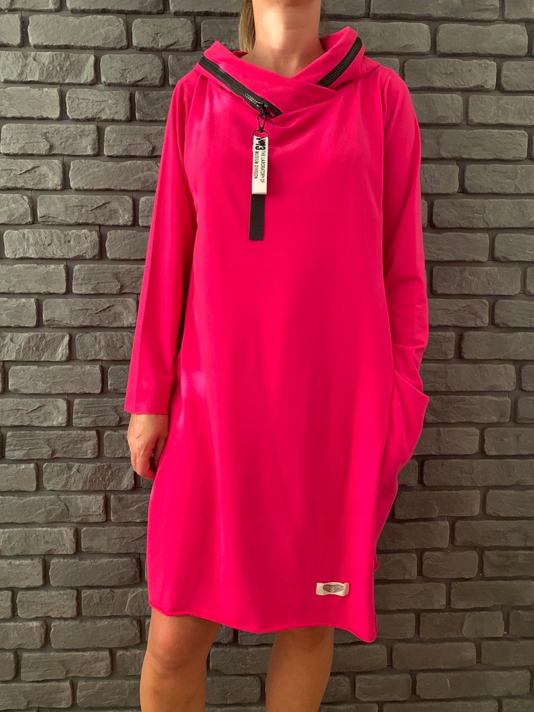 

Hit !!! Sukienka Oversize Z Kapturem Fashion-hunt