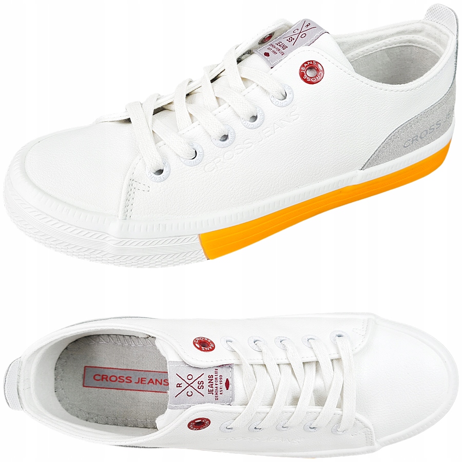 

Trampki Cross Jeans białe eko skóra ff2r4043 37