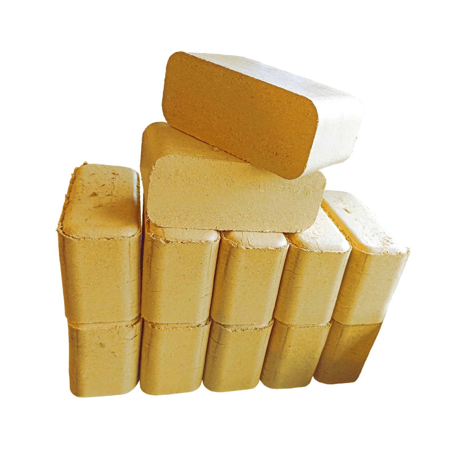 Brykiet z Trocin Drzewnych Sosnowy Iglasty Opał 16 Kostek 13,60kg Transwood Granulacja 600-1600 mm