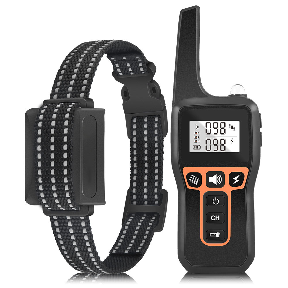 1000 M Elektrický Výcvikový Obojek Pro Psa, Voděodolný, Výcvikový Obojek Pro Psy Dálkové Ovládání