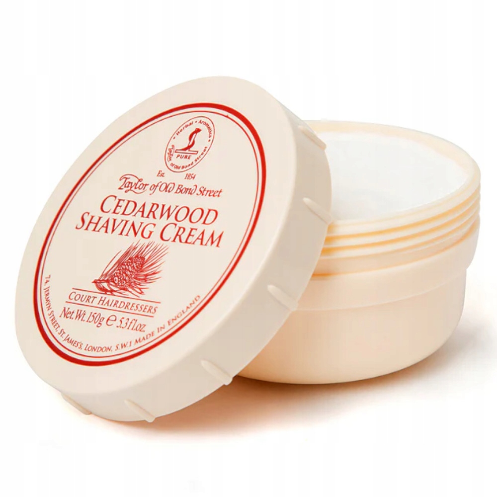 Taylor of Old Bond Street Cedarwood krém na holení, 150 g