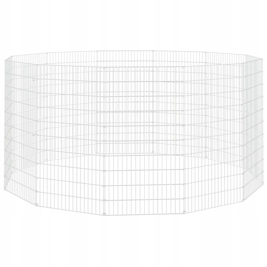 Levně Ohrada pro volný výběh zvířat 12dílná 54 x 100 cm pozinkovaná ocel