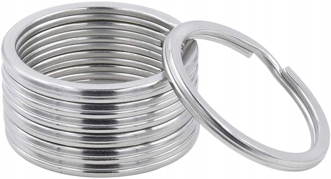 Kółko kółeczko do kluczy 10 szt. PŁASKIE