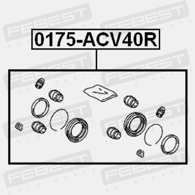 REPERATURKA ZACISKU HAM.GO TYŁ Producent części Febest