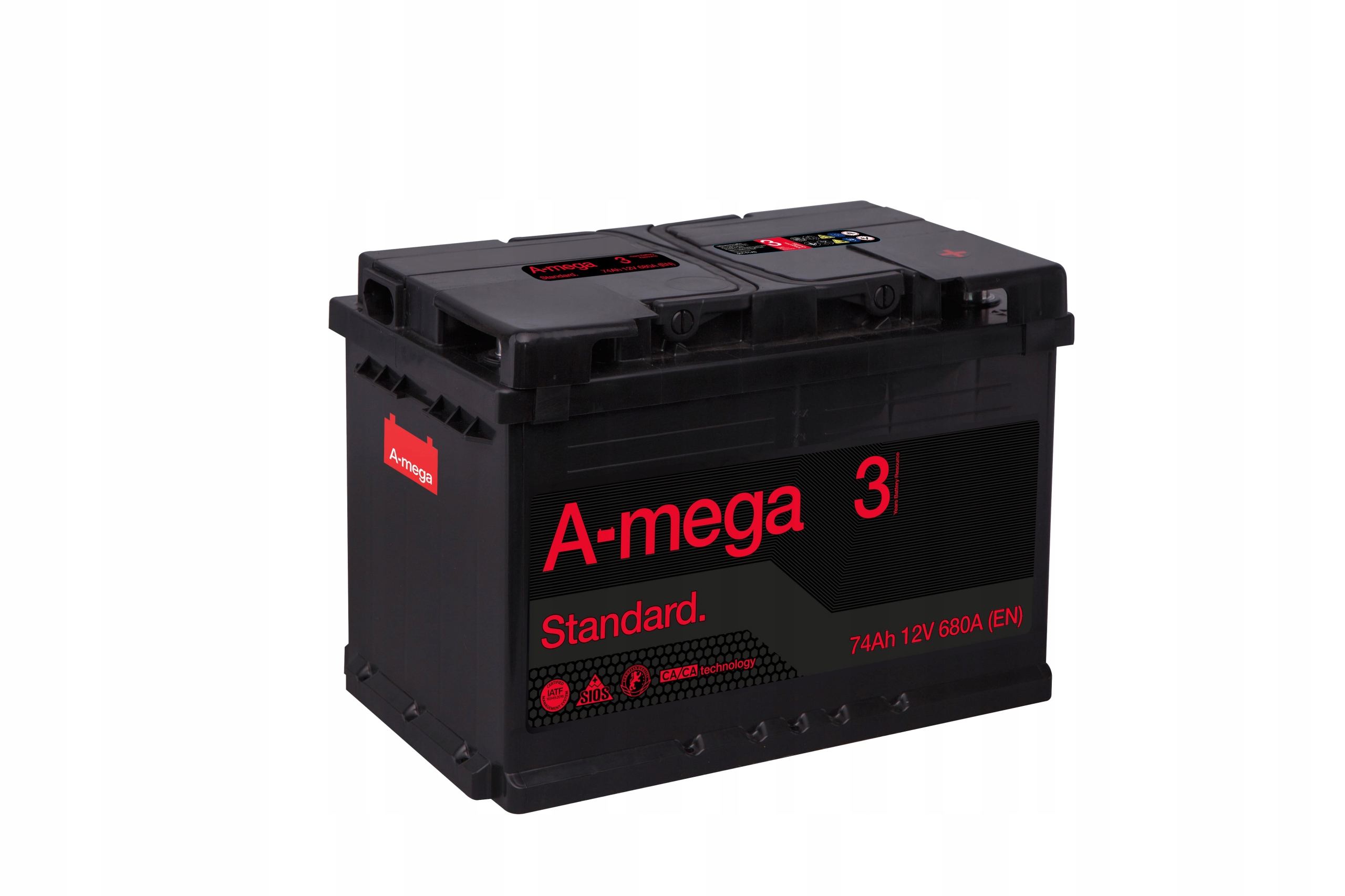 Akumulator AMEGA Standard M3 12V 74Ah 680A