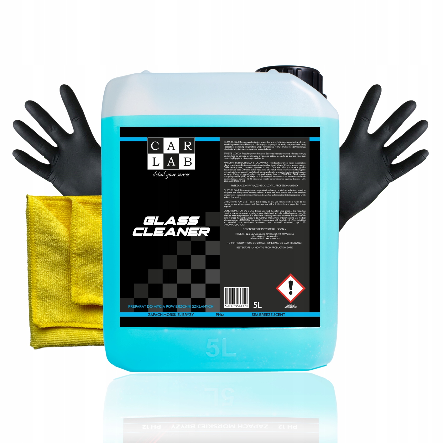 

Carlab Glass Cleaner 5L Płyn do Mycia Szyb