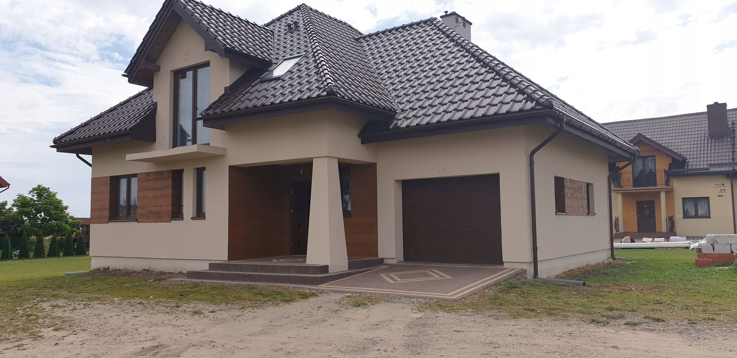 DESKA ELEWACYJNA ELASTYCZNA - SOSNA Materiał imitacja drewna