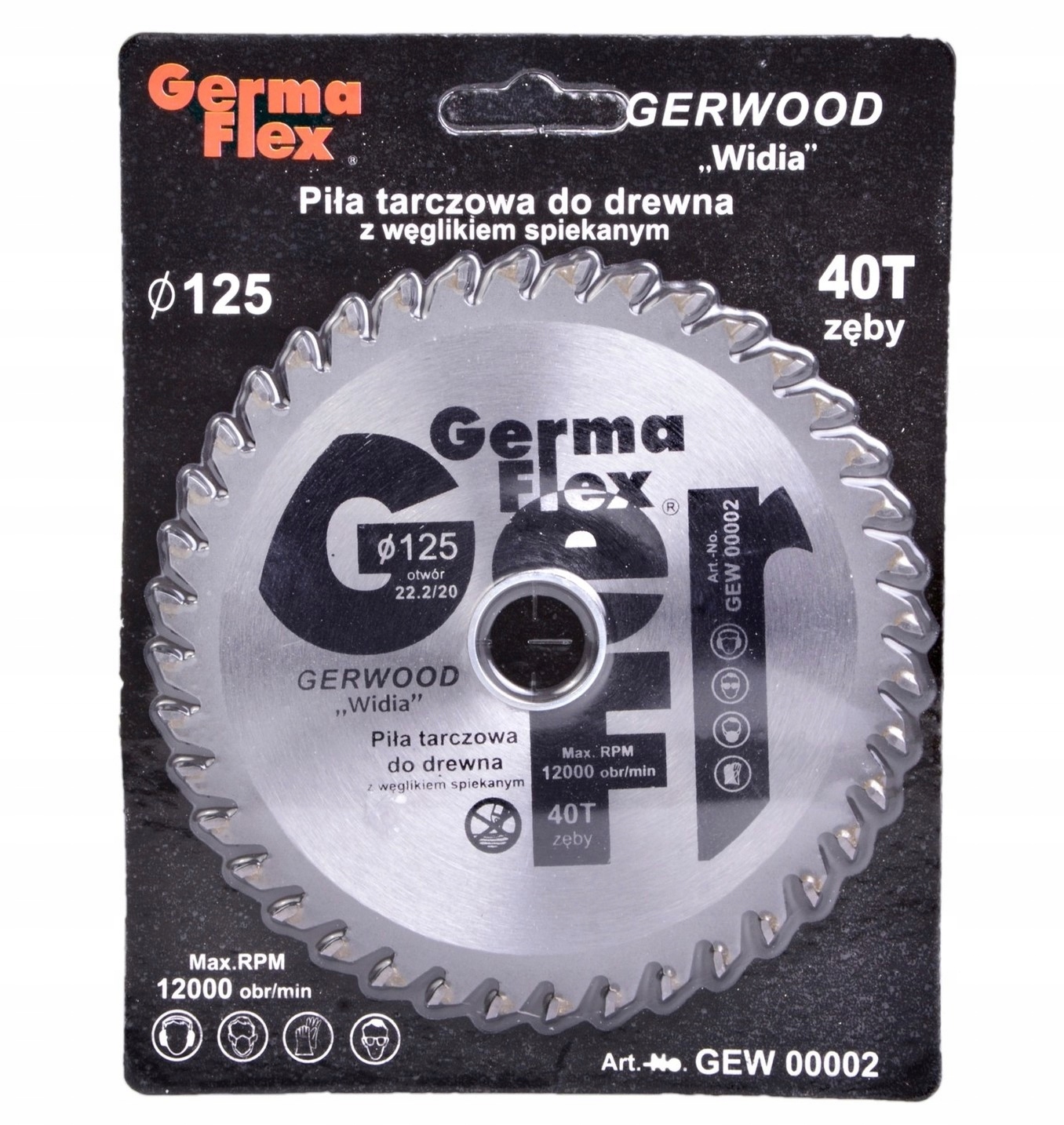 

Piła Do Drewna Z Węglikiem 40 Zębów 125x22,2MM