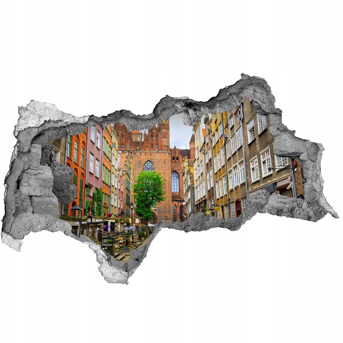 

Fototapeta dziura na ścianę Gdańsk Polska 95x73