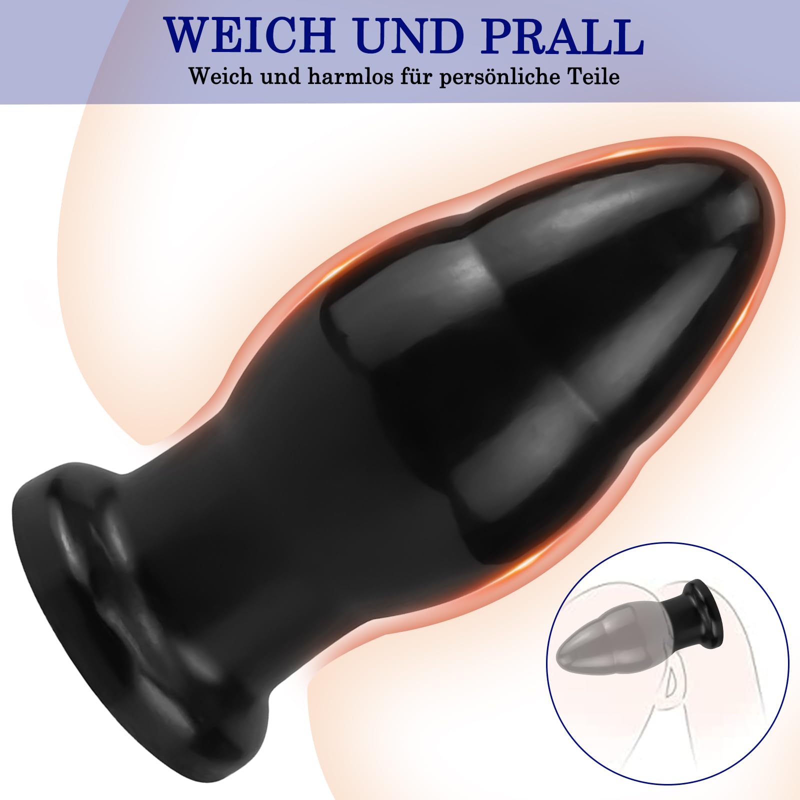 BDSMAGE Korek Analny XXL Analdildo Analkugeln Zabawki Erotyczne Dla Par — miniatura 4