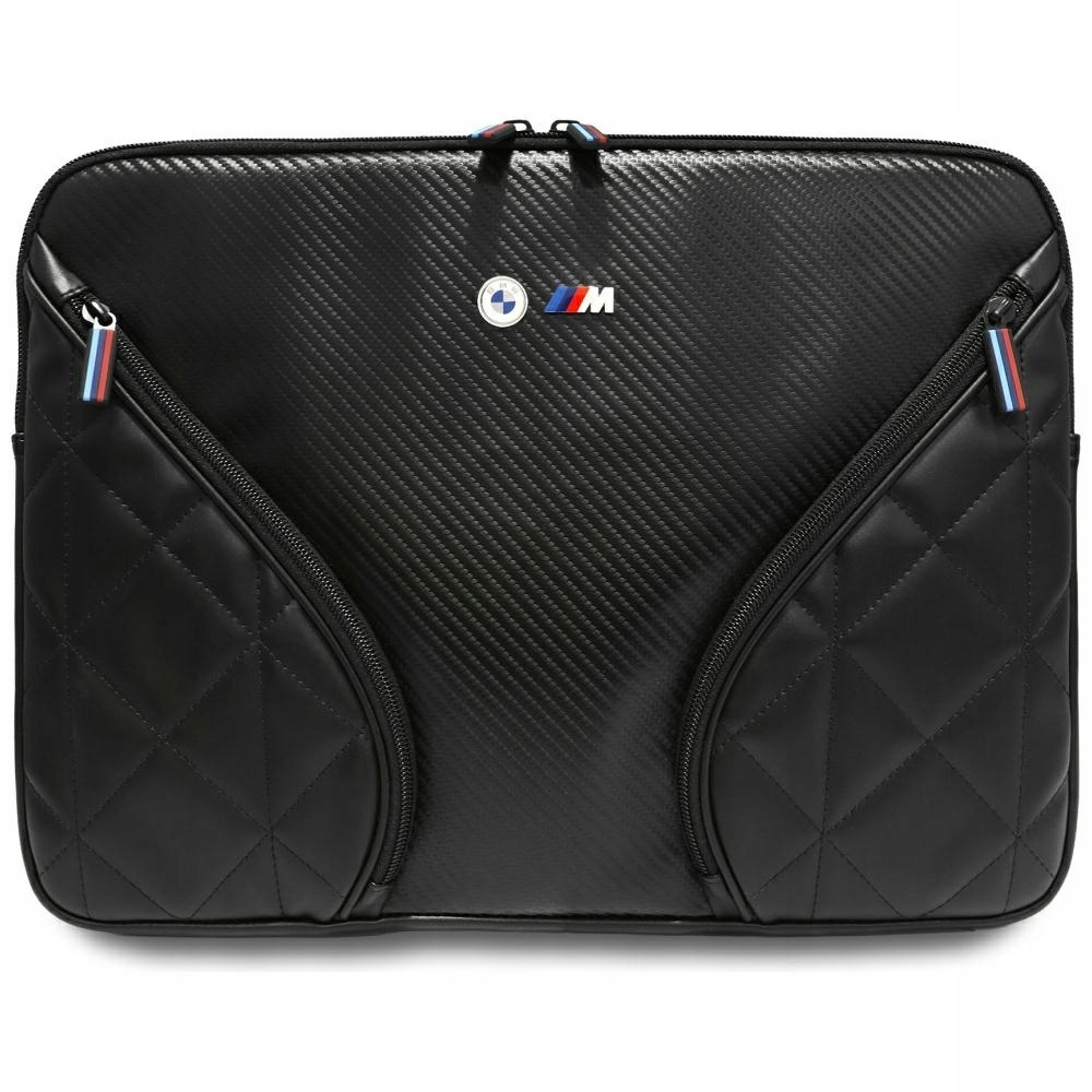 Taška Bmw Carbon Pockets&Metal Logo Sleeve 16", černá