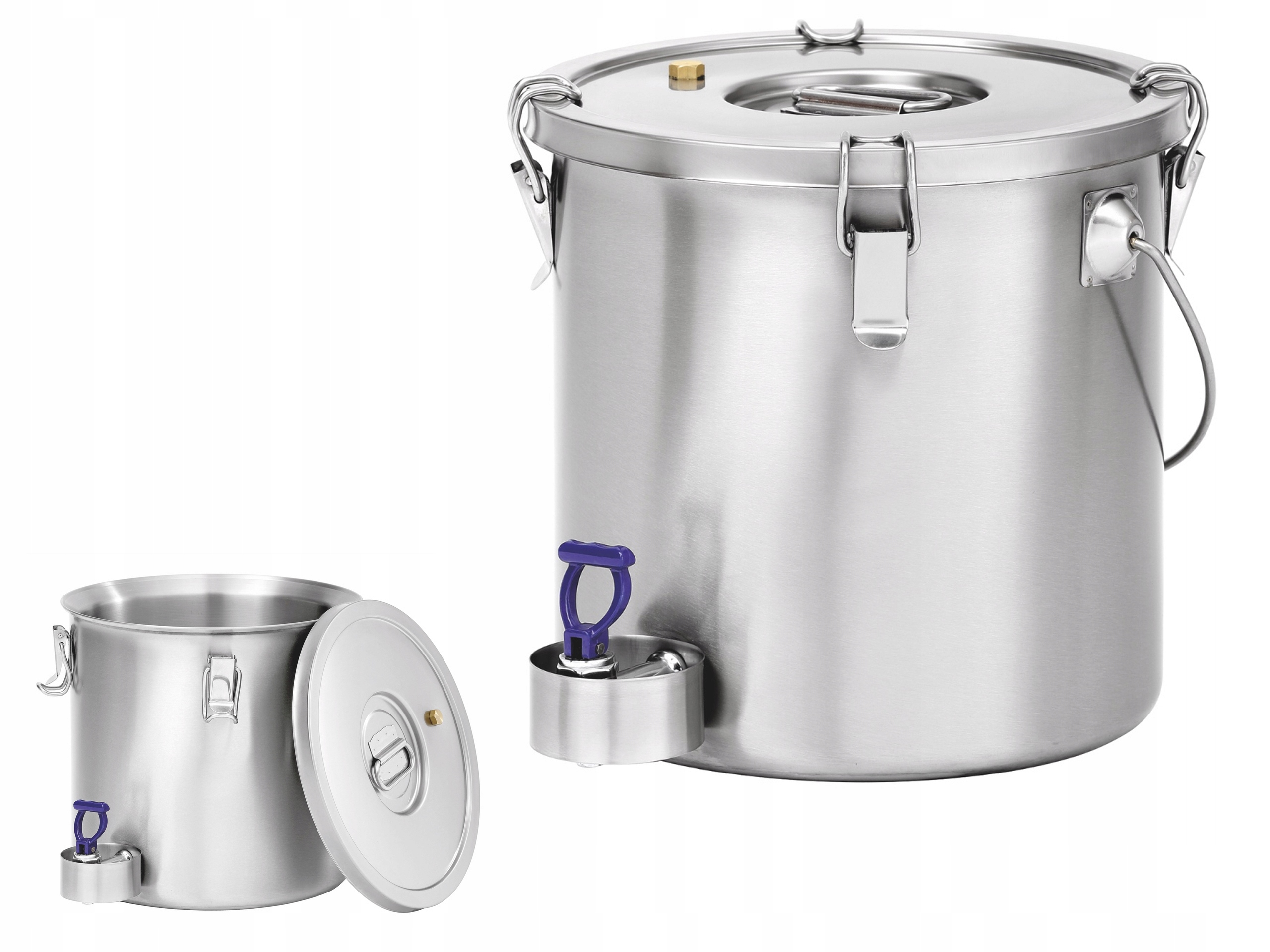 VENDÉGLÁTÓ TERMOSZ ÉTELTÁROLÓ TARTÁLY 20L CSAPTELEP