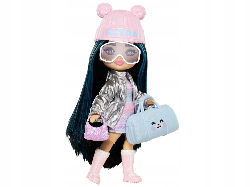 Lalka Barbie Extra Fly Minis w zimowej stylizacji podróżniczka ZA5109 Rodzaj pojedyncza lalka