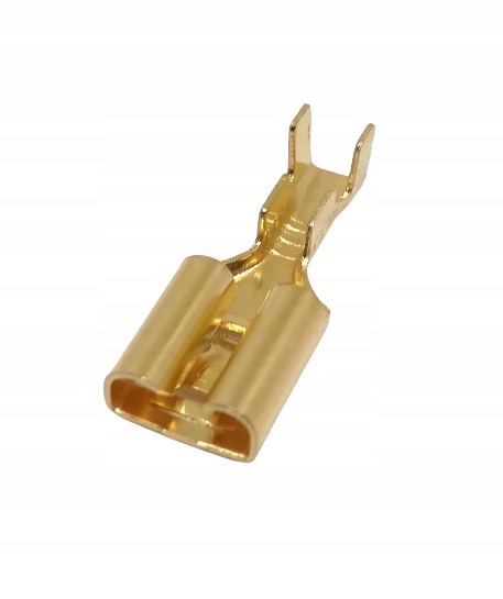 

Konektor samochodowy żeński z zaczepem 6,3mm 5szt