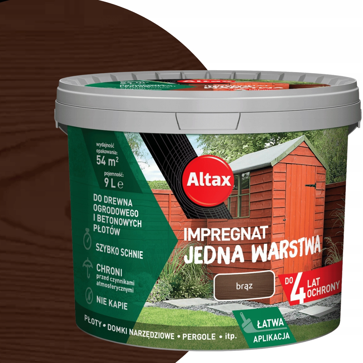 Altax Impregnát Jedna vrstva 9L Bronz